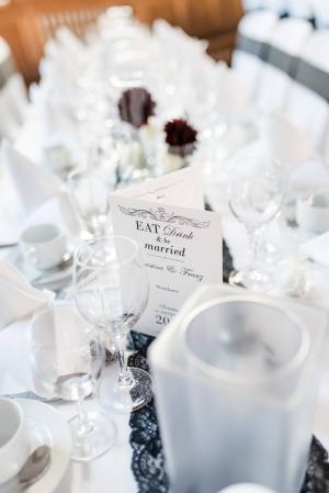 Hochzeit im Farbthema Schwarz&Weiss - weddix