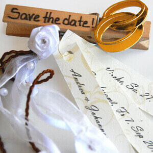 Hochzeitstermin ankündigen mit raffinierten Save the Date ...